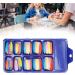 Colorful Nail Tip Pure Color Full Cover Nail Tip Home Salon Stylish Colorful False ABS Material Fake Nail Manicure Tool Easy to Cut(05) - Buy Online on SooperMarket.com