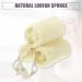 Shop VOCOSTE 3 Pcs Natural Loofah Sponge | Exfoliating Body Shower Sponges | Hang & Clean | Beige 3.94 - Buy Online on SooperMarket.com