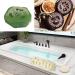 50Pcs Natural Loofah Slice Set for Cleaner Sponge Scrubber and DIY Soap Tools - Includes Exfoliating Pads and Storage Bag - Buy Online on SooperMarket.com