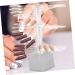 ABOOFAN Nail Tips Display Stand Nail Practice Display Stand Manicure Nail Display Stand Nail Practice Stand Nail Art Stands Nail Art Practice Stand Nail Art Supply Acrylic Sample Spiral 6.2x6.2cm Grey - Buy Online on SooperMarket.com