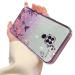 Tivenfezk nadoli glitter diamond case for xiaomi redmi grade 9 sparkle flower butterfly cell phone cover soft slope cover frame glossy silicone rhineau etui protective cover xiaomi redmi grade 9 purple