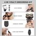 Electric Bald Head Razor for Men - 4 in 1 Grooming Kit with LED Display, Cordless Rotary Shaver - Wet/Dry, USB Rechargeable - Rose Gold - Buy Online on SooperMarket.com