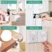LATTCURE Baby Proofing Kit - 36 Pcs Safety Locks, Corner Protectors, Straps, Socket Covers - White - Buy Online on SooperMarket.com