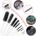 Straw Cleaning Brush Long Nylon Pipe Tube Cleaner Brush for Drinking Bottle 10PCS Nylon Tube Brush Set - Buy Online on SooperMarket.com