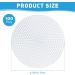 Milkary 100 Pcs Circle Plastic Mesh Sheets for Embroidery and Crafting - 4.5 Plastic Canvas for DIY Projects - Buy Online on SooperMarket.com