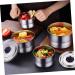 Alipis Box Lunch Box Stainless Steel Airtight Container Canister Storage Container With Cover Storage Jar - Buy Online on SooperMarket.com