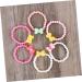 Shop Toyandona 6-Pack Colorful Baby Girl Bracelets - Candy-Colored Party Accessories for Little Princesses - Buy Online on SooperMarket.com