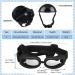 Small Dog Helmet Goggles UV Protection Pet Sunglasses - S Size, Black - Buy Online on SooperMarket.com