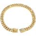 Cuban Connection Dog Collar - 17.7 Cuban Link Chain Alloy Diamond Gold Bling Jewelry for Dogs & Cats - Buy Online on SooperMarket.com