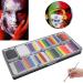 Professional Face Body Paint Kit - 12 Colors with Brushes | Safe Halloween Makeup Palette for Parties & Body Art - Buy Online on SooperMarket.com