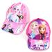 Froze baseball cap 2 pieces of froze summer hat Els pink peak cap Els children baseball cap hat summer adjustable Velcro fastener cartoon print beach anti-UV sports sun hat for girls