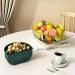 Fruit Basket Bowl Metal Fruit Plate Modern Hollow Double Basket Art Fruit Bowl Home Living Room Kitchen Storage Fruit Dish Restaurant Desktop Snack Bowl Fruit Bowls - Buy Online on SooperMarket.com