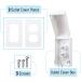 Bates - Baby Safety Outlet Cover Box  Outlet Covers Baby Proofing  Plug Covers for Electrical Outlets  Baby Proof Outlet Covers  Socket Covers for Outlets  Child Proof Outlet Cover  Outlet Box Cover - Buy Online on SooperMarket.com