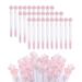 Pink Diamond Disposable Mascara Brushes - 60 Pcs | Makeup Brush Mascara Wand in Sanitary Tube | Lash Supplies - Buy Online on SooperMarket.com
