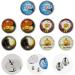 EXCEART 15 Pairs Halloween Earrings Men's Suits Black Stud Earrings for Men Creative Earrings Spider Round - Buy Online on SooperMarket.com