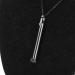 Breathing Necklace Anxiety Relief Necklace Unisex Fashionable Stainless Steel Stress Relief Necklace for Anxiety Relaxation Meditation Calming Down Panic Attack Relief (Black) - Buy Online on SooperMarket.com