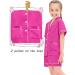 SWOMOG Kids Satin Pyjamas Set - 6-7 Years Rose Red | Short Sleeve 2 Piece Lounge Set for Girls Boys - Buy Online on SooperMarket.com