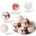 XL Cute Cat Face Wool Dryer Balls - Handmade Reusable Fabric Softener | Organic Shorten Drying Time | 3 Pack for 1000+ Loads - Buy Online on SooperMarket.com