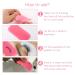 6pc Silicone False Eyelash Holder Pads for Extensions - Pink & Transparent - Buy Online on SooperMarket.com