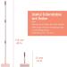 Useful CO Extendable Lint Roller for Animal Hair - 16cm to 110cm Includes 1 Roller & 4 Refill Packs (Pink) - Large Lint Roll for Sticky Leaves & Soil | International Shipping - Buy Online on SooperMarket.com