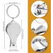 WSERE 3 Pack 3-in-1 Nail Clippers Bottle Opener Keychain - Stainless Steel Nail Trimmer Cutter for Toenail and Fingernail - Buy Online on SooperMarket.com