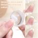 4-Piece Nail Art Stamper Kit | Silicone Clear Stamps & Scraper | DIY Manicure Tools for French Nail Design - Buy Online on SooperMarket.com