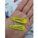 6 PCS Yellow Metal Snap Hair Clips 5CM Long - Hair Grips for Styling - Buy Online on SooperMarket.com