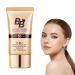 BB Cream Light BB Cream Foundation Tinted Moisturiser Face Women Tinted Sunscreen for Face 50 SPF Snail Extracts Moisturizing Tinted Moisturiser Color Correcting Cream(Natural)