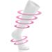 Buy Weekend Peninsula Compression Stockings | 5 Pairs Knee Socks for Men & Women - Sports Travel Medical Relief (L-XL) - Black & White - Buy Online on SooperMarket.com