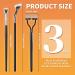 3PCS Mascara Fan Brush Set | INENK Eyelash Separator & Comb for Clump-Free Application | Perfect Eyebrow & Lash Tools for Natural Lift - Buy Online on SooperMarket.com