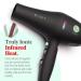 Professional Series Blackbird Infrared Ionic Hair Dryer | MINT 1875W Lightweight & Quiet Blow Dryer with Diffuser | Ceramic Tourmaline Salon-Grade Performance - Buy Online on SooperMarket.com