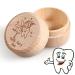 Siqian Wooden Tooth Fairy Box Tooth Fairy Bag Tooth Fairy Pouch Tooth Box Keepsake Baby Teeth Save Box for Tooth Loss Baby Birthday Gifts