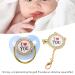 Non-Toxic Blue Baby Pacifier Set with Chain Clip | Perfect for Photo Shoots | International Shipping - Buy Online on SooperMarket.com