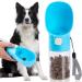 Colorday Handheld Dog Feeder Treat Dispenser with Built-in Clicker & Treat Pouch. for Training Walking Hiking Traveling. (6.7 OZ Blue) 6.7 OZ Blue