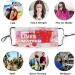 Face Masks Adjustable LGBTQ Lives Matter Mouth Protector for College Freshman Gift Small Black - Buy Online on SooperMarket.com