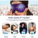 Haskirky Light Blocking Eye Mask - Adjustable Adult Travel Mask for Business Trips, Yoga, Meditation - Comfortable for Deep Sleep and Office Use - Buy Online on SooperMarket.com