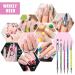 Sularpek 5 Pcs Double Ended Nail Design Brushes - Nail Art Point Drill Drawing Kit in Purple, Green, Pink, Blue, Yellow - Buy Online on SooperMarket.com