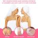 Sibba 2 Pairs Exfoliating Gloves for Body Scrubbing and Tan Removal - Red Exfoliating Mitt for Shower Bath - Effective for Dead Skin and Keratosis Pilaris - Buy Online on SooperMarket.com