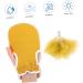NOLITOY 2 Sets Exfoliating Back Scrubber - 3pcs Glove Pull Back Shower Towel & Loofah Sponge Belt - Mesh Bath Back Strip Yellow 85x9.5CM - International Shipping Available - Buy Online on SooperMarket.com