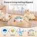 GoldenSun 3-In-1 Interactive Cat Toys for Indoor Cats - Rechargeable Smart Feather Toy with Balls, Butterfly Teaser, and 6 Attachments - Buy Online on SooperMarket.com