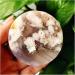 Natural Stone Cherry Blossom Agate Bracelet Heart Palm Stone Shaman Feng Shui Crystal Room Ornament Gemstones and Crystal (Color : 60-70g) - Buy Online on SooperMarket.com
