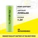 Buy Exell AA 1.2V Rechargeable NiMH Flat Top Batteries 2200mAh - Eco-Friendly Pack of 10 for International Shipping - Buy Online on SooperMarket.com