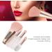 4 in 1 Makeup Brush Transparent Handle Portable Soft Hair Professional Eyeshadow Blush Uniform Coloring for Daily Use for Dating Party - Buy Online on SooperMarket.com
