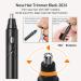 2024 Rechargeable Nose Hair Trimmer - Painless Removal & 6 Earpicks - Speed Rotation Motor - Black | International Shipping - Buy Online on SooperMarket.com