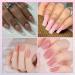 Lofuanna Poly Gel Nail Kit - 4 Colors Nude Pink Set | Poly Extension Gel Starter Kit for Beginners | Includes 15ML Poly Gel, 80ml Slip Solution | All-in-One Nail Strengthen Gel Set - DIY 004 - Buy Online on SooperMarket.com