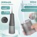 Cordless Portable Water Flosser with 4 Modes and 6 Tips - Professional Electric Teeth Cleaning Kit for Oral Care - 300mL Water Tank - Gray - Buy Online on SooperMarket.com