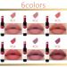 DAGEDA 6-Piece Wine Lip Tint Set | Long-Lasting Waterproof Matte Lipstick Stain | 6 Velvety Liquid Colors | Non-Stick Cup Makeup Gift Kit for Women (Color B) - Buy Online on SooperMarket.com