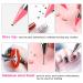 Sularpek Nail Rhinestone Picker Dotting Tool - Pink Acrylic Handle Dual End Pen for DIY Nail Art Decoration - Buy Online on SooperMarket.com