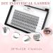 Glowing Win Eyelash Individual Cluster Lashes - 120 PCs DIY Artificial Eyelash Extensions (0.07D 20D Mix 8-14mm) - Unleash Your Beauty - Buy Online on SooperMarket.com