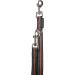 Dog Linen Adjustable Leash - Double Linen for Medium & Large Dogs 2m Black & Orange | International Shipping - Buy Online on SooperMarket.com